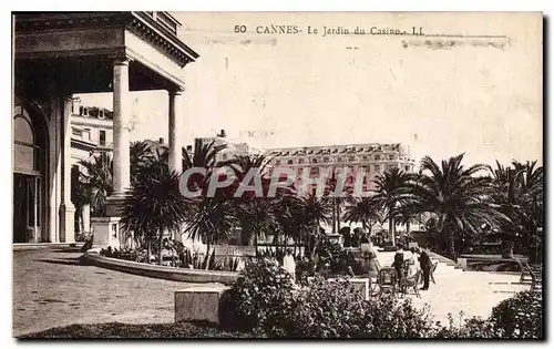 Cartes postales Cannes Le Jardin du Casino