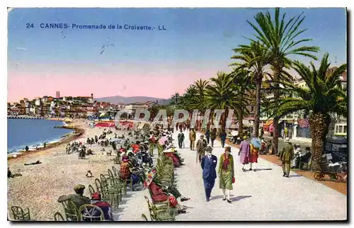 Cartes postales Cannes Promenade de la Croisette