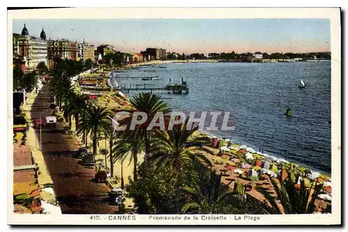 Cartes postales Cannes Promenade de la Croisette