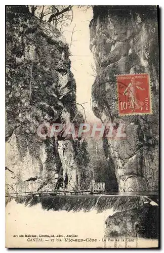 Cartes postales Cantal Vic sur Cere La Pas me la Cere