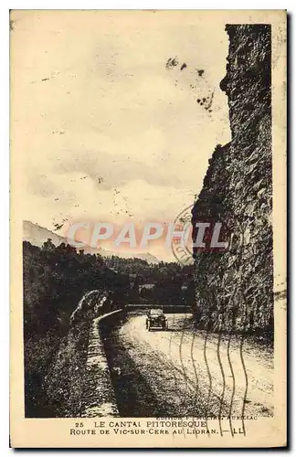 Cartes postales Route de Vic sur Cere Au Lioran