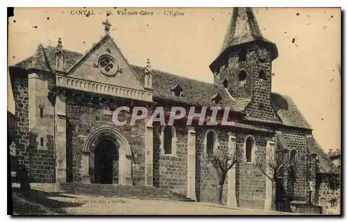 Cartes postales Cantal Vic sur Cere L'Eglise