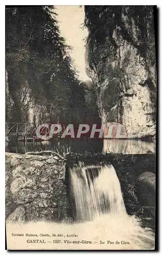 Cartes postales Cantal Vic sur Cere Le Pas de Cere