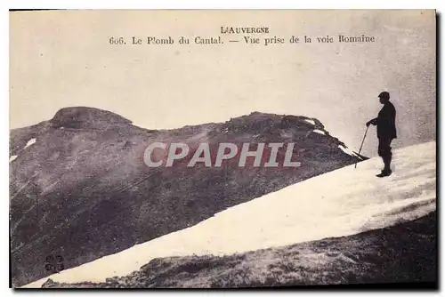 Ansichtskarte AK L'Auvergne Le Plomb du Cantal Vue prise de la voie Romaine