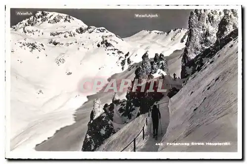 Cartes postales Weissfluh Weissfluhjoch Fersenwag Streis Hauptershill