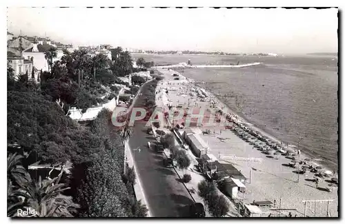 Ansichtskarte AK La Cote d'Azur Cannes La Plage et midi