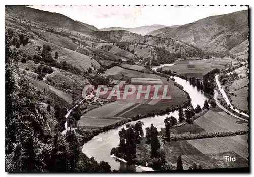 Ansichtskarte AK Biriatou Basses Pyrenees La Vallee de la Bidassoa vue sur l'Espagne