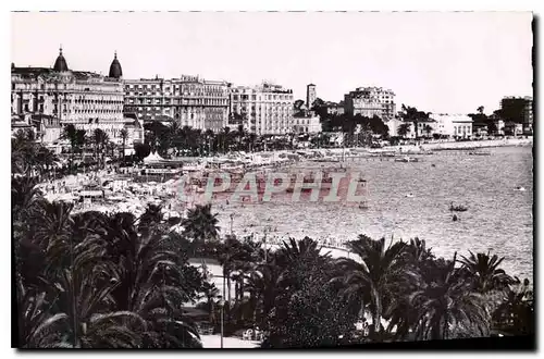 Cartes postales Cannes Les Hotels de la Croisette