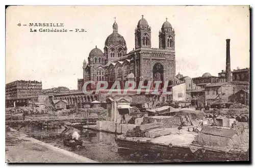 Cartes postales Marseille Le Cathedrale