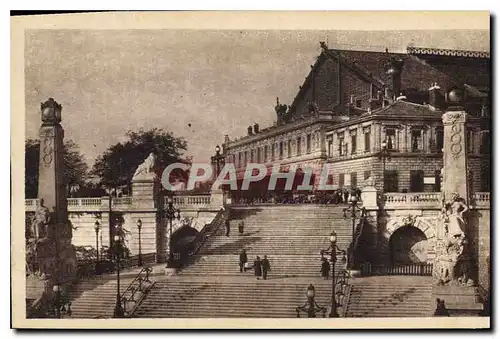 Cartes postales Marseille L'Escalier monumental de la Gare