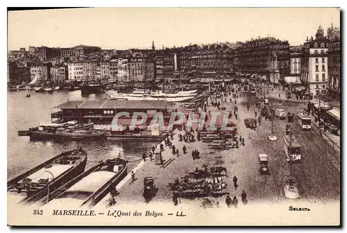 Cartes postales Marseille Le Quai des Belges