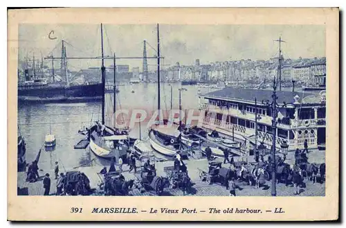 Cartes postales Marseille Le Vieux Port