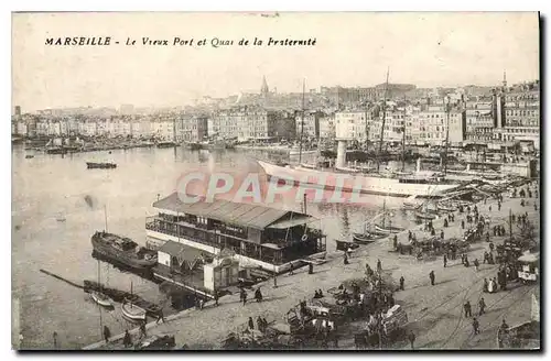 Ansichtskarte AK Marseille Le Vieux Port et Quai de la Fraternite