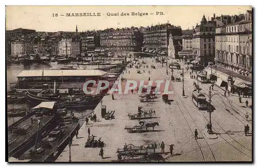 Cartes postales Marseille Quai des Belges