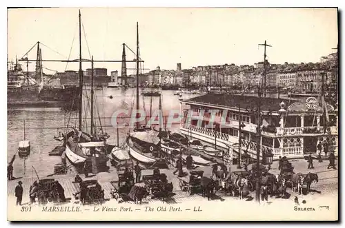 Cartes postales Marseille Le Vieux Port