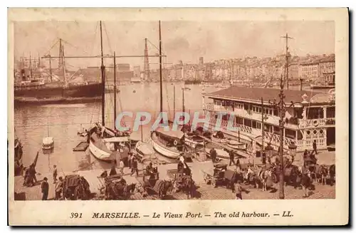 Cartes postales Marseille Le Vieux Port