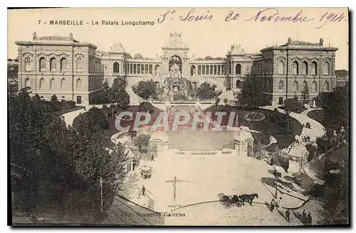 Cartes postales Marseille Le Palais Longchamp