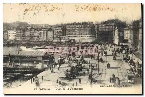 Cartes postales Marseille Quai de la Fraternite