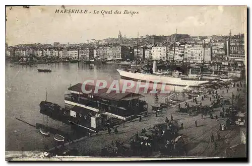 Cartes postales Marseille Le Quai des Belges