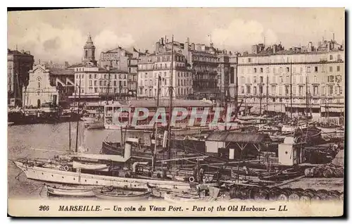 Cartes postales Marseille Un coin du Vieux Port