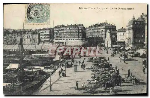 Cartes postales Marseille Le Quai de la Fraternite