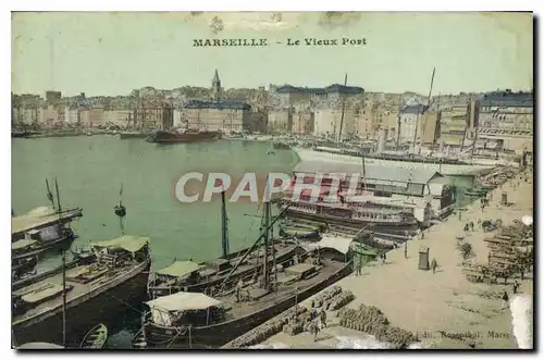 Cartes postales Marseille Le Vieux Port