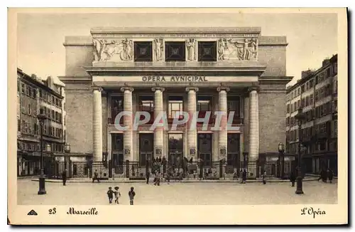 Cartes postales Marseille L'Opera