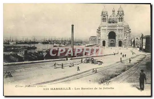 Cartes postales Marseille Les Bassins de la Joliette