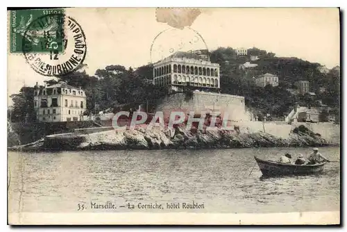 Cartes postales Marseille La Corniche hotel Roubion