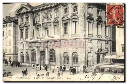 Ansichtskarte AK Marseille L'Hotel de Ville XVI siecle