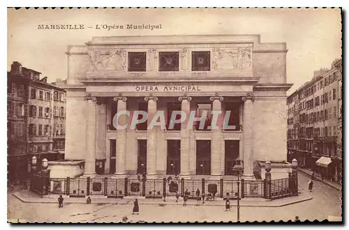 Cartes postales Marseille L'Opera Municipal