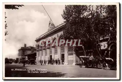 Cartes postales Marseille La Gare St Charles