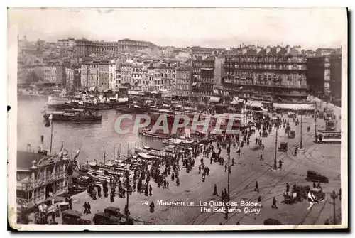 Cartes postales Marseille Le Quai des Belges