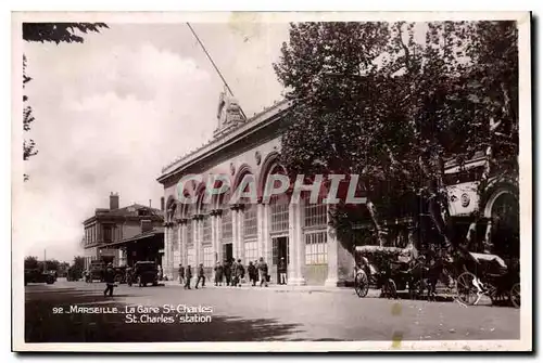 Cartes postales Marseille La Gare St Charles