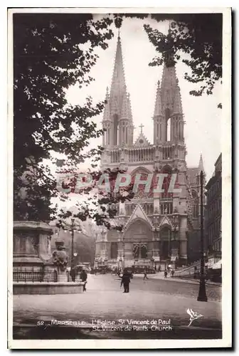 Ansichtskarte AK Marseille L'Eglise St Vincent de Paul