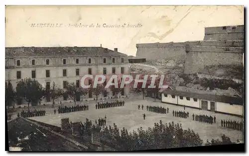 Cartes postales Marseille Interieur de la Caserne Aurelle