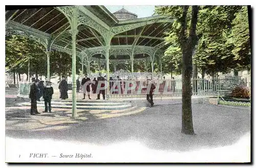 Cartes postales Vichy Source Hopital