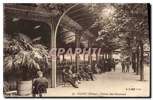 Cartes postales Vichy Allier Palais des Sources