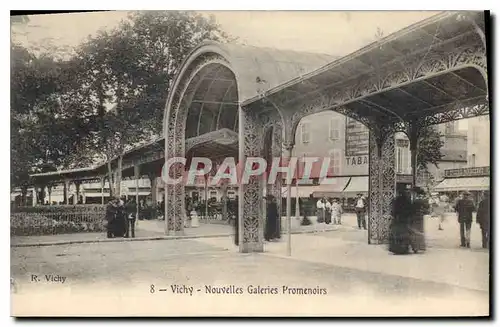 Cartes postales Vichy Nouvelles Galeries Promenoirs