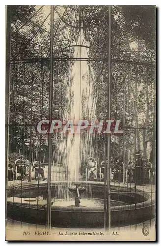 Cartes postales Vichy La Source Intermittente