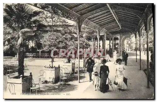 Cartes postales Vichy Les Galeries couvertes