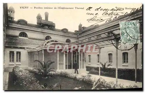 Cartes postales Vichy Pavillon interieur de l'Etablissement Thermal