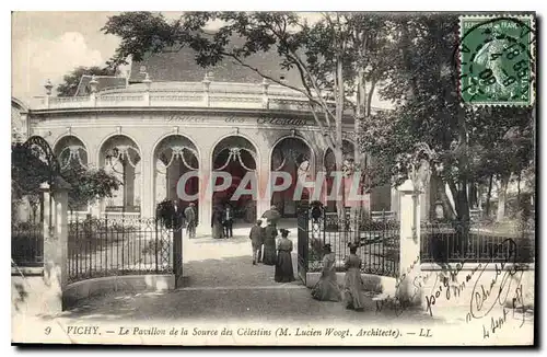 Cartes postales Vichy Le Pavillon de la Source des Celestins