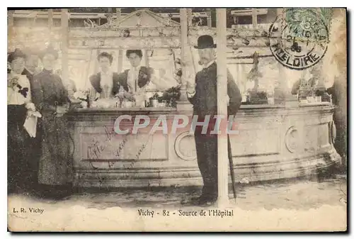 Cartes postales Vichy Source de l'Hopital