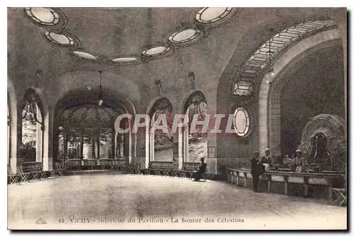 Cartes postales Vichy Interieur du Pavillon La Source des Celestins