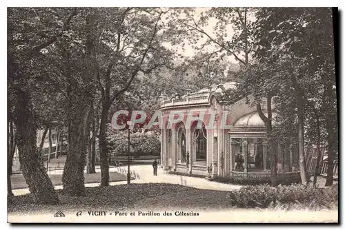 Cartes postales Vichy Parc et Pavillon des Celestins
