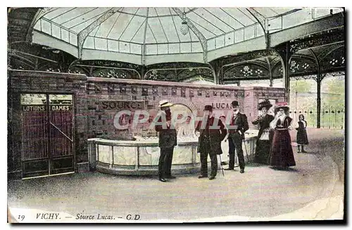Cartes postales Vichy Source Lucas