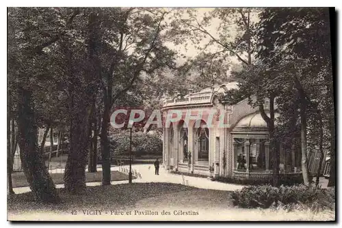 Cartes postales Vichy Parc et Pavilion des Celestins