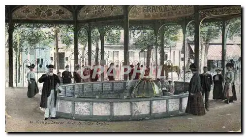 Cartes postales Vichy Source de la Grande Grille