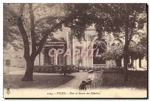 Cartes postales Vichy Parc et Source des Celestins